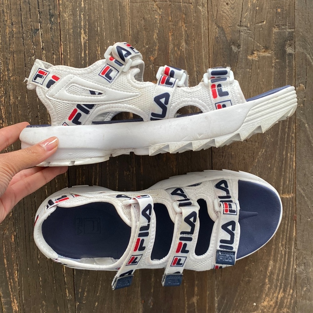 Women’s Fila White Sports Sandal